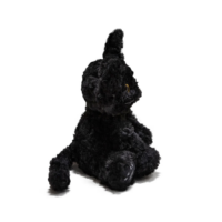 Gattina Streghetta Peluche (24cm circa) nero