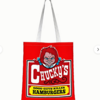 La bambola assassina (b02) borsa a tracolla circa 40x35cm