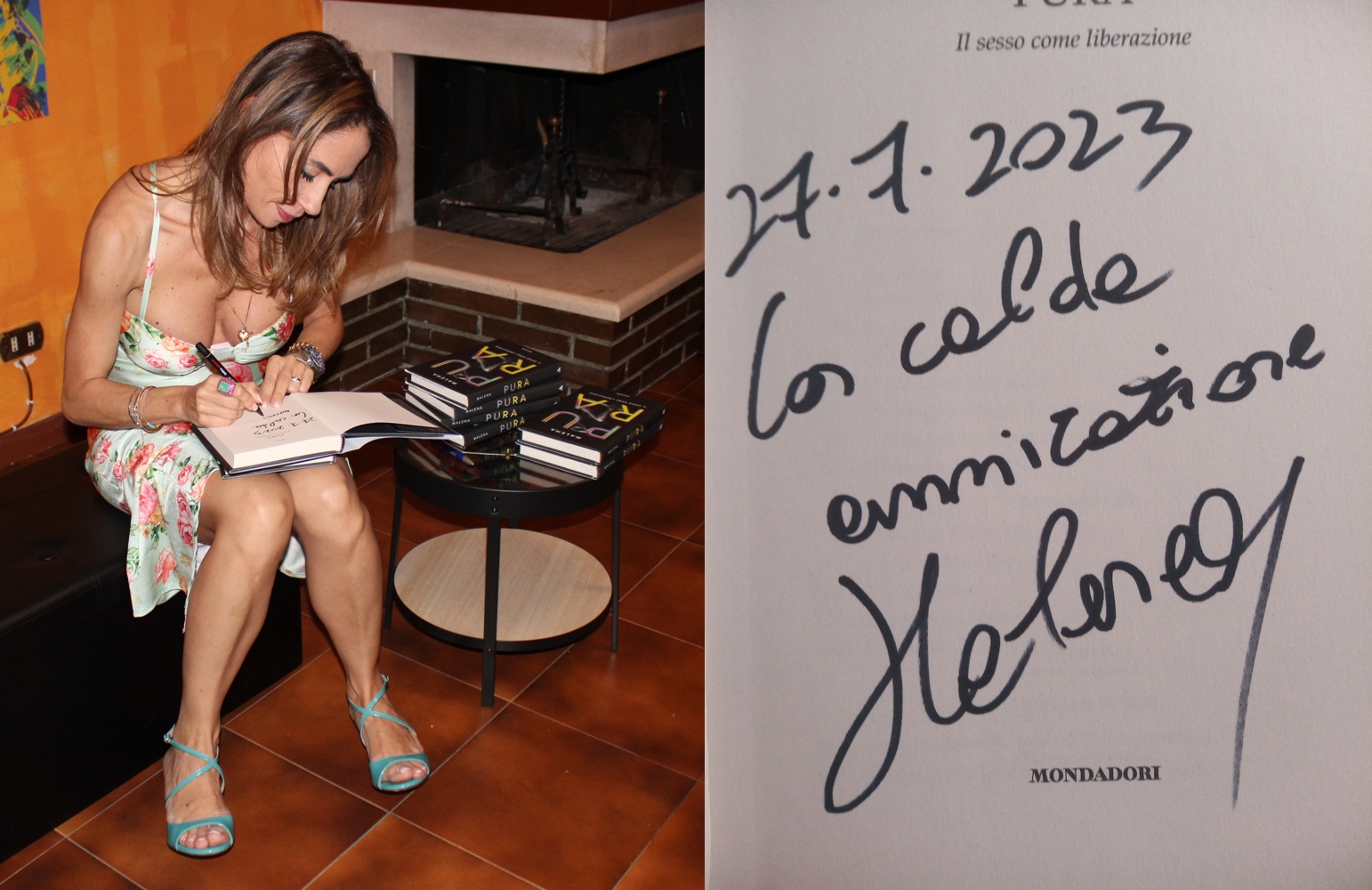 Pura. Il sesso come liberazione libro autografato da Malena aut03