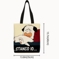 Borsa a tracolla Hello Spank “Stanco io…” 40x35cm circa