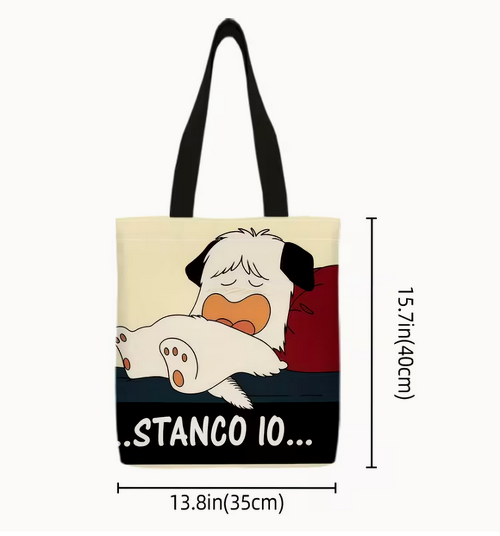Borsa a tracolla Hello Spank “Stanco io…” 40x35cm circa