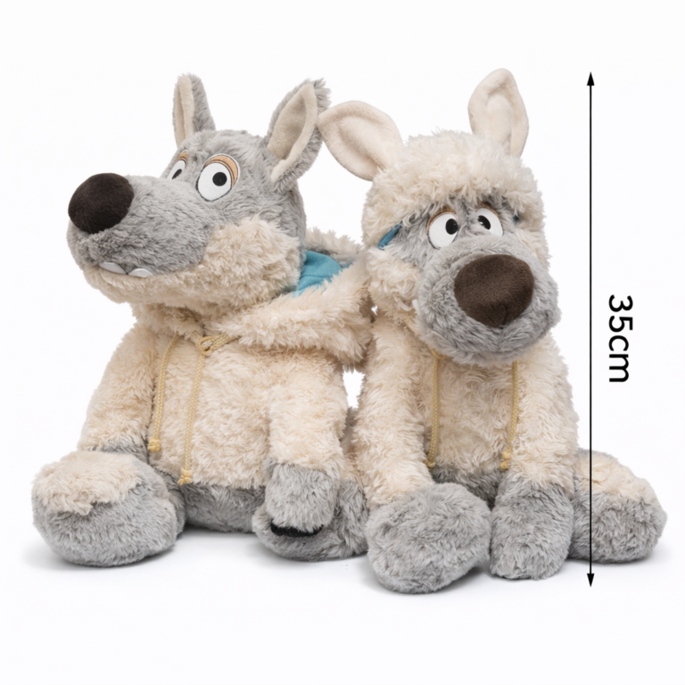 Peluche Lupo che si traveste da pecora 35 cm