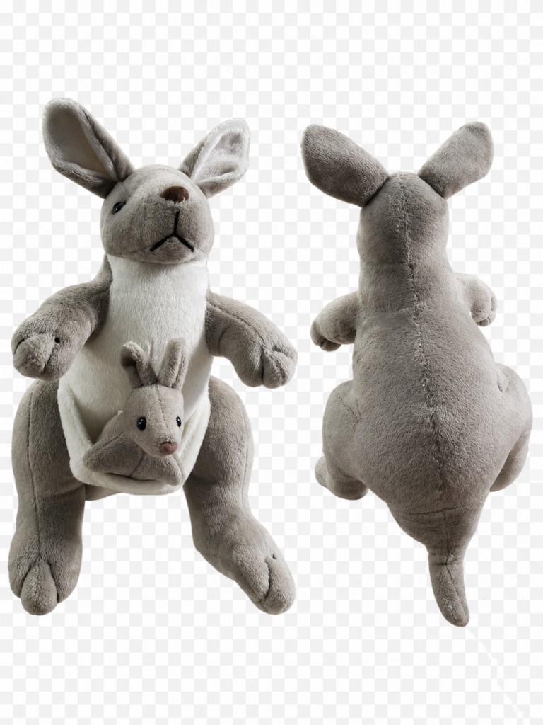 Cangura con figlioletto 23CM peluche
