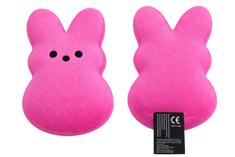 Coniglietto mini peluche 14 cm rosa peluche