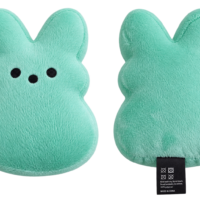 Coniglietto mini peluche 14 cm verde peluche