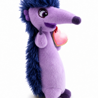 Occhioni Peluche Riccio viola di Ferdinand - 16 cm