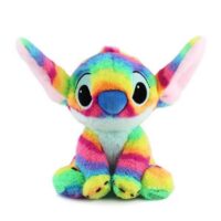 Stitch Rainbow - Disney Peluche 20cm con ventosa