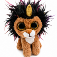 Occhioni Peluche Leone Unicorno - 16 cm