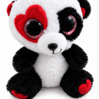 Occhioni Peluche Orsetto Cuore - 16 cm