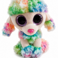 Occhioni Peluche Barboncino Rainbow - 16 cm