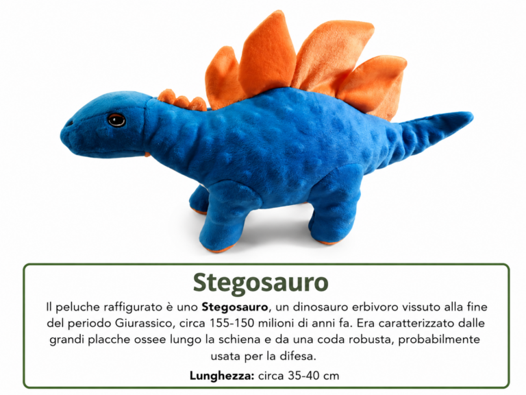 Stegosauro peluche 35/40cm