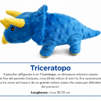 Triceratopo peluche 30/33cm