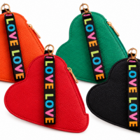 Borsetta Love a forma di cuore colore rosso
