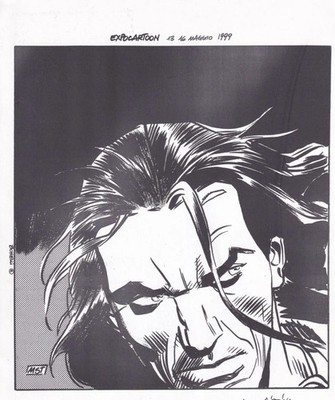 Magico Vento (Expocartoon 13/16 maggio 1999) tavola autografata con dedica 21…