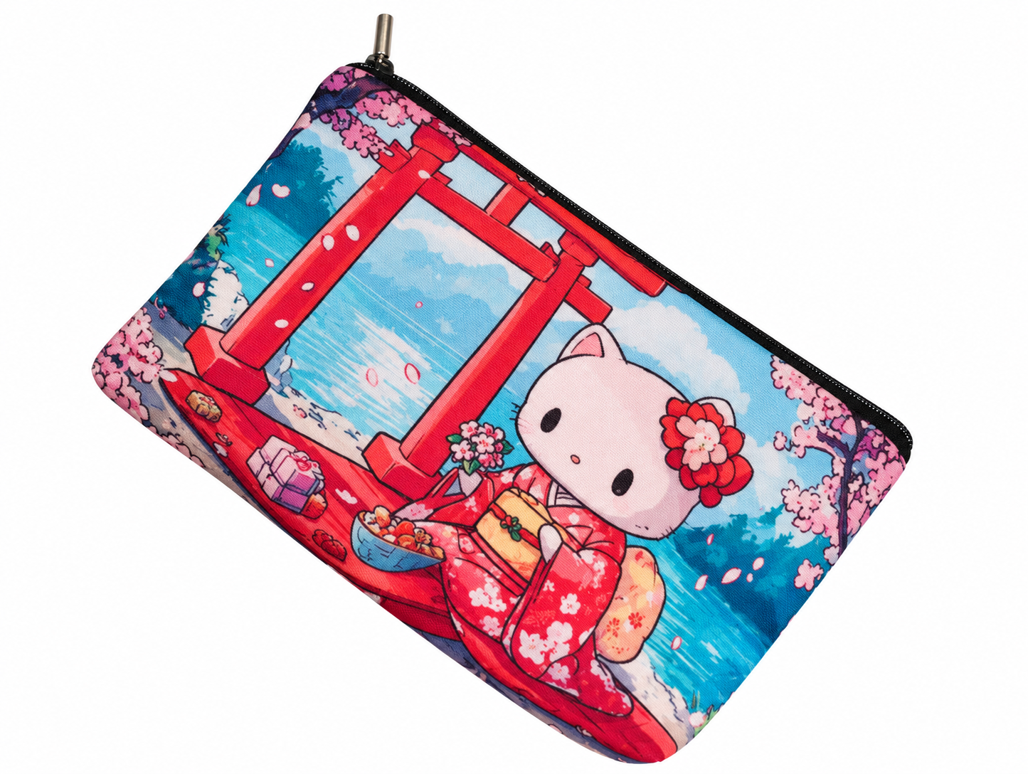 Pochette Pop Art Portatrucchi Hello Kitty Giappone con Kimono