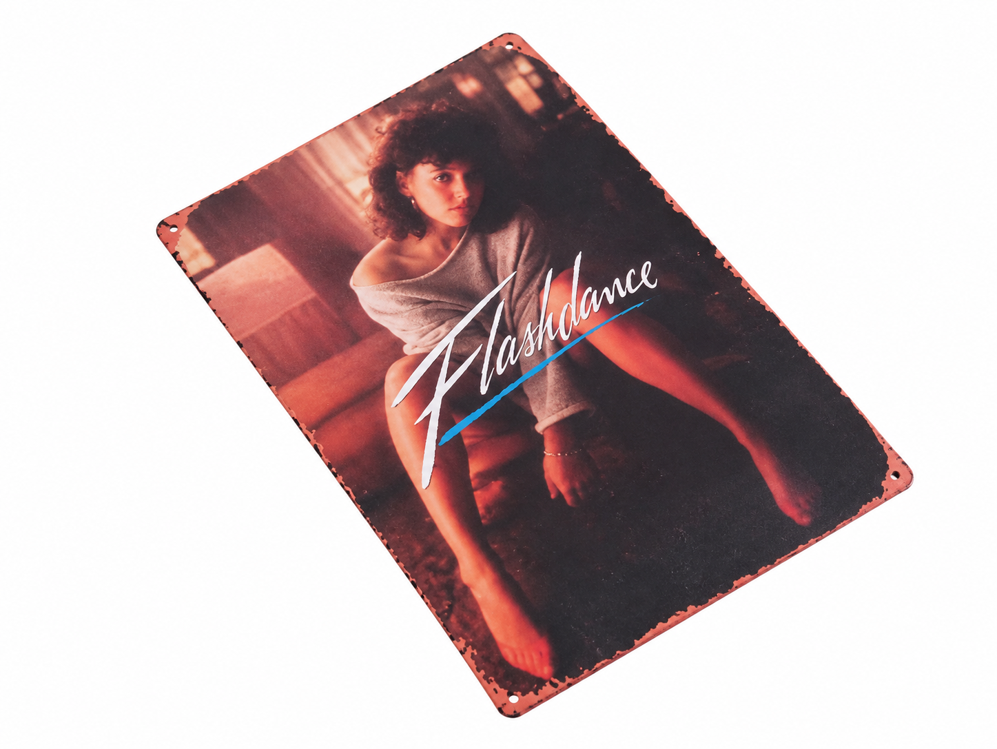 Flashdance Targa decorativa in metallo stile vintage 20 × 30 cm